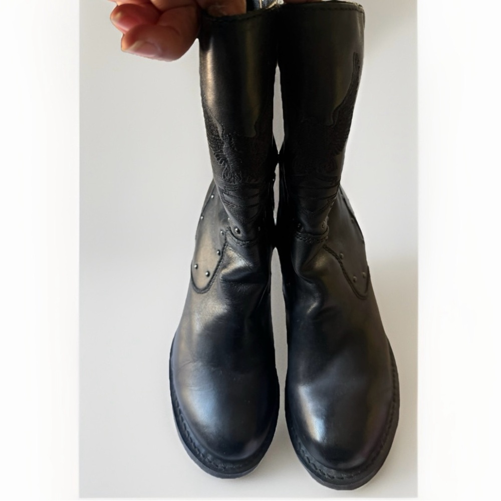 Harley-Davidson Black Leather Boots